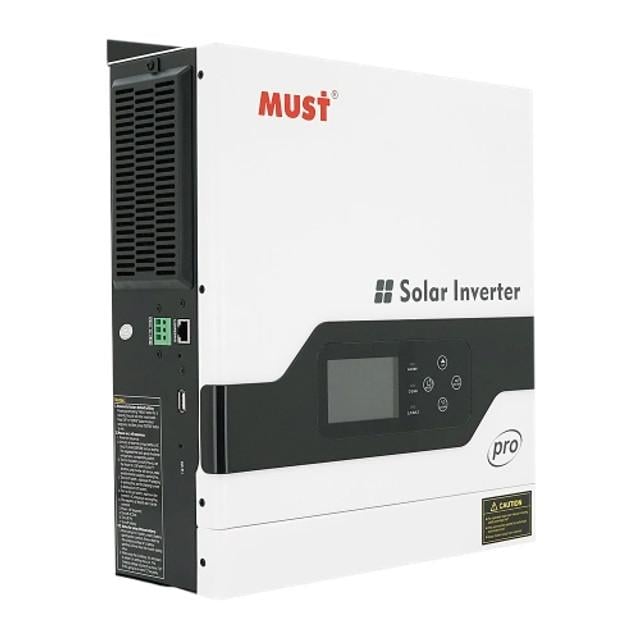 Інвертор MUST PV18-2012PRO 2000Вт 12В 80A однофазний чиста синусоїда