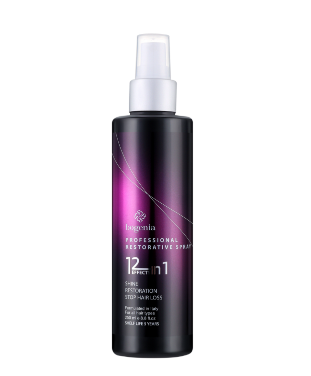 Спрей для волос восстанавливающий Bogenia Professional Restorative Spray 12в1 250 мл