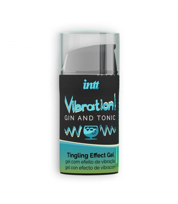 Жидкий вибратор Intt Vibration Gin Tonic 15 мл Extra Green (SO5409) - фото 2