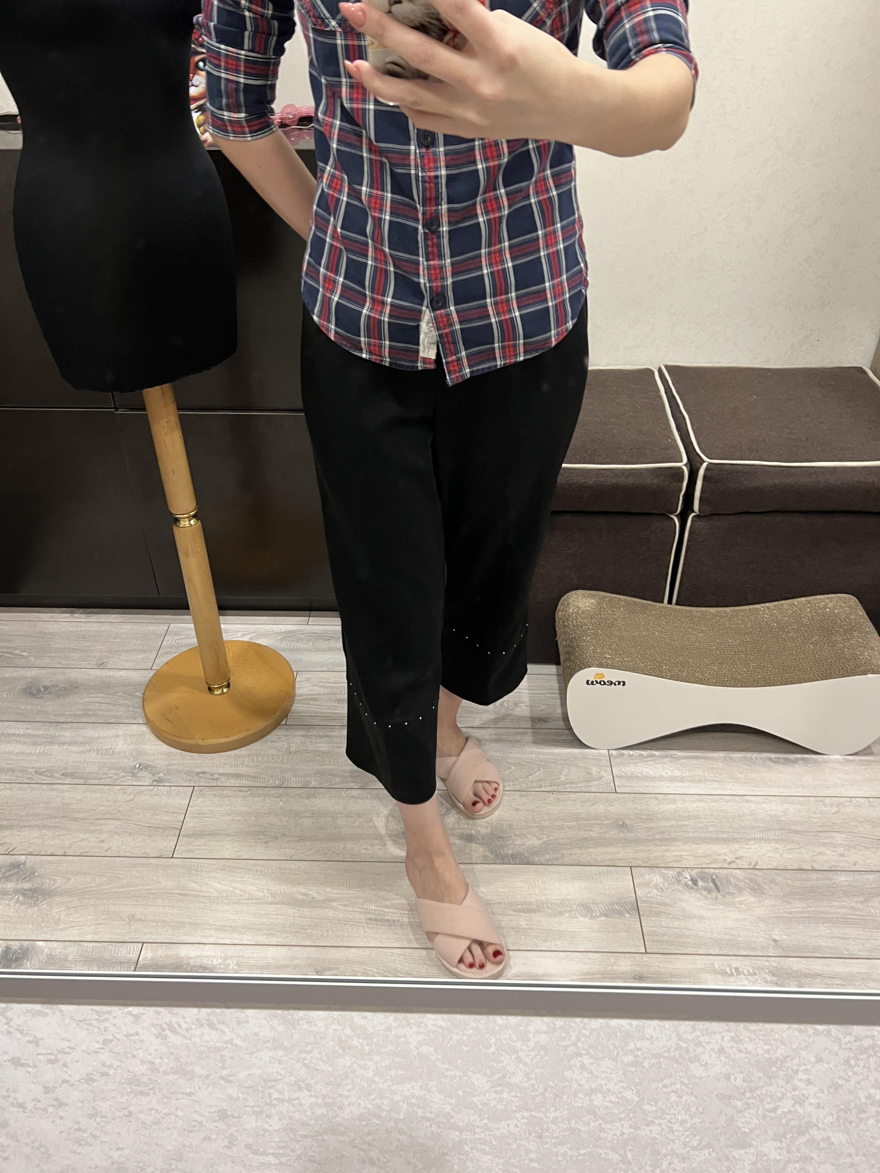 Капрі Sharm collection зі стразами 4XL Чорний (7830556) - фото 4 Капрі Sharm collection зі стразами 4XL Чорний (7830556) - фото 4