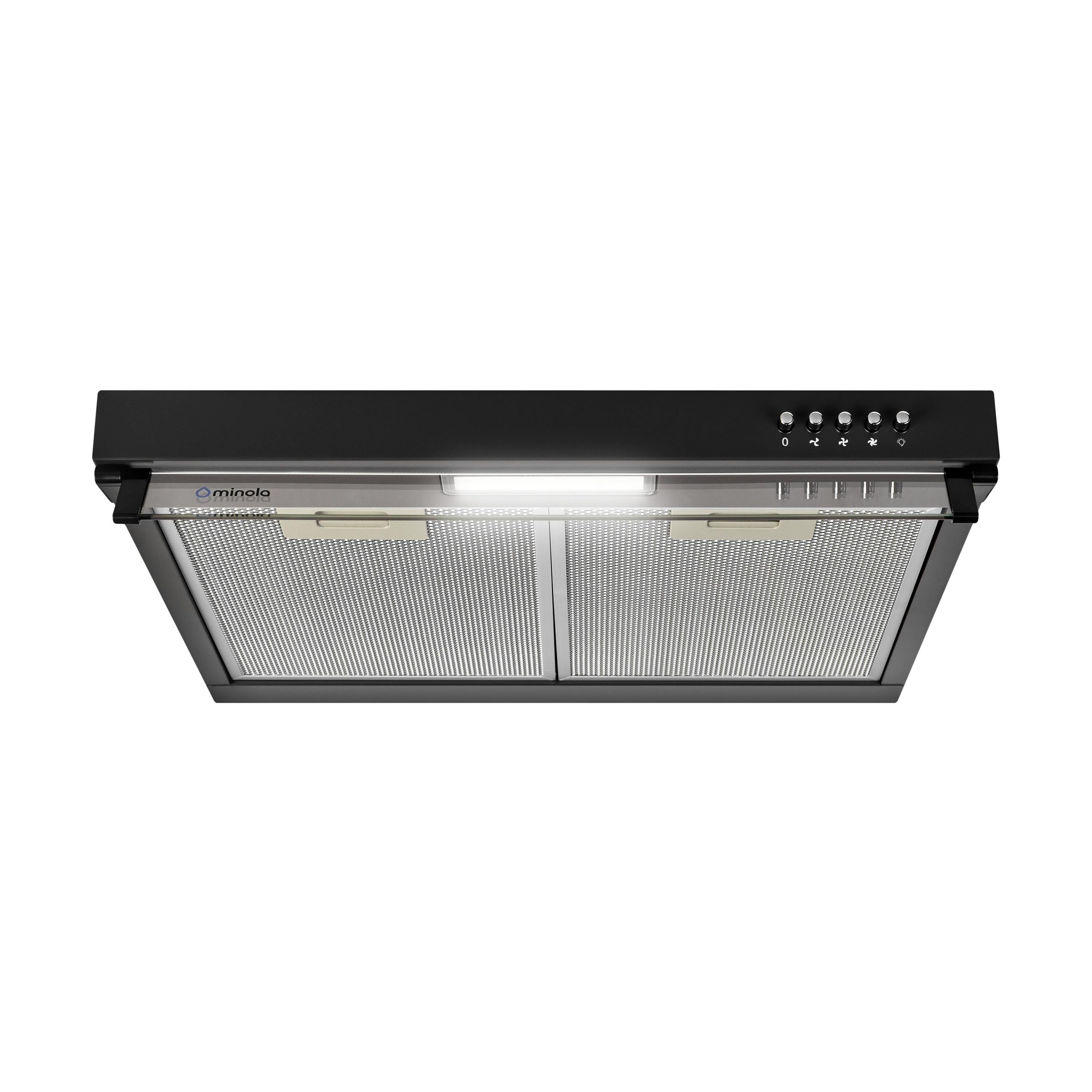 Вытяжка плоская Minola HPL 622 Black (5905538402539)
