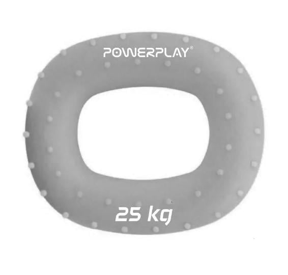 Эспандер кистевой силиконовый PowerPlay PP-4337 Hand Grip Large 25 кг Серый (PP_4337_Grey_25kg) Эспандер кистевой силиконовый PowerPlay PP-4337 Hand Grip Large 25 кг Серый (PP_4337_Grey_25kg)