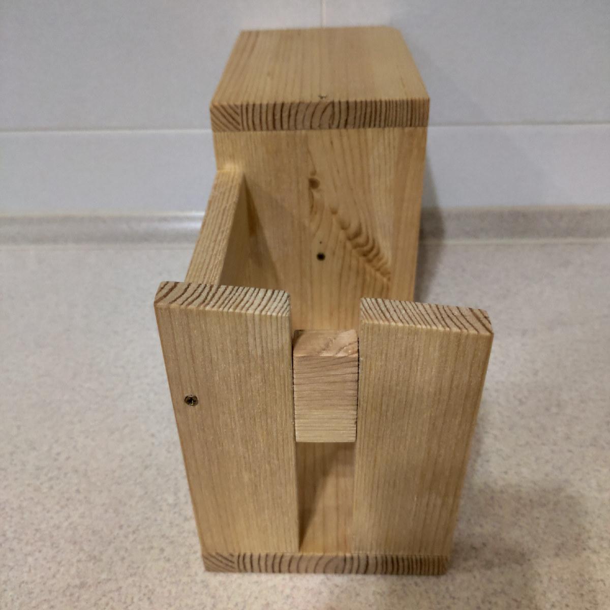 Держатель для туалетной бумаги деревянный с полочкой и вешалкой для полотенца (2088450937) - фото 7