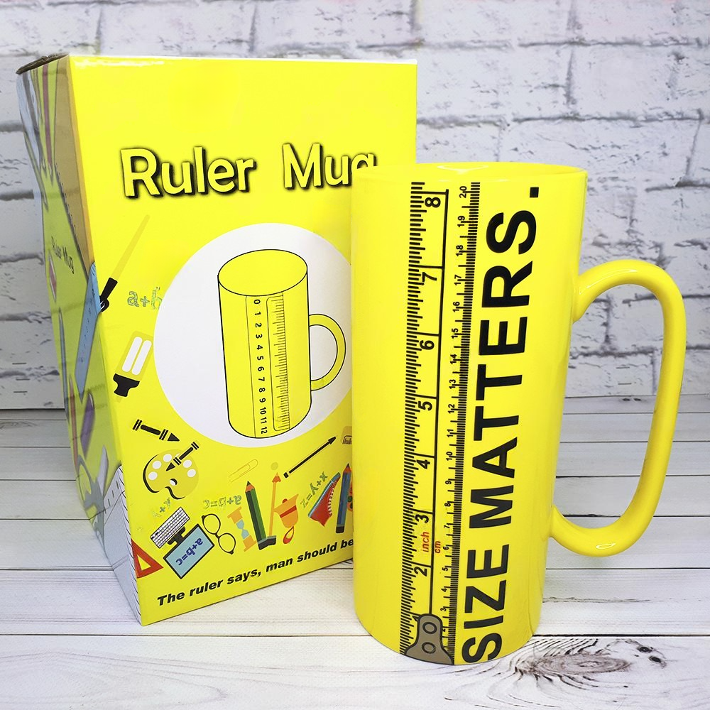 Кружка "Size matters" керамическая 20 см 1000 мл - фото 10 Кружка "Size matters" керамическая 20 см 1000 мл - фото 10