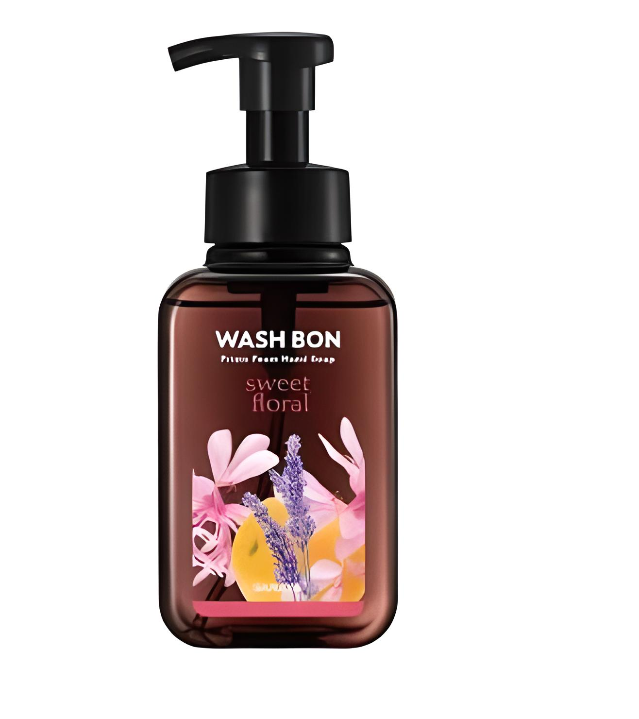 Мило-піна для рук Wash Bon з ароматом квітів з помпою 500 мл (4973512238949)