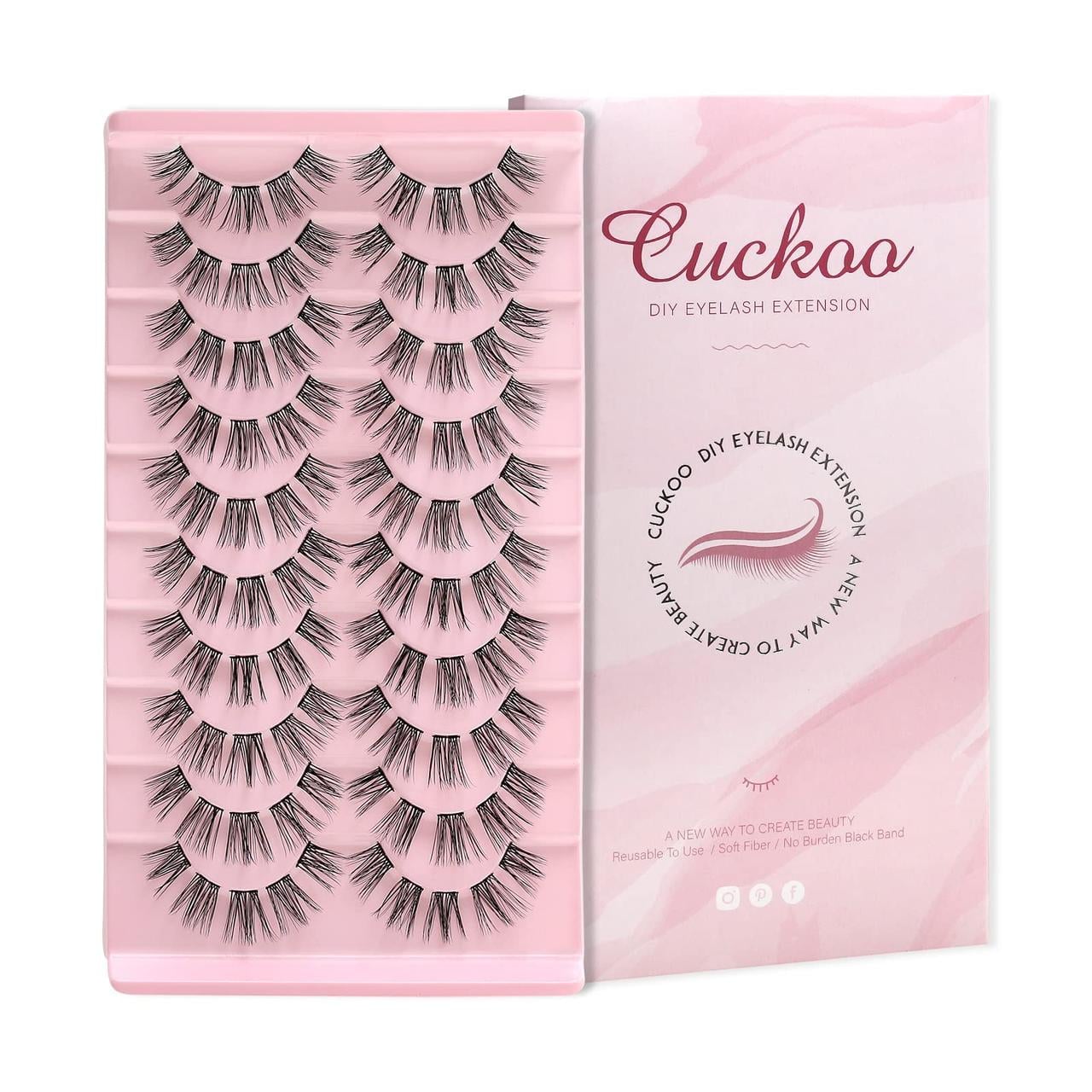 Набір Нарощування вій створи сам окремі вії 100 кластерів