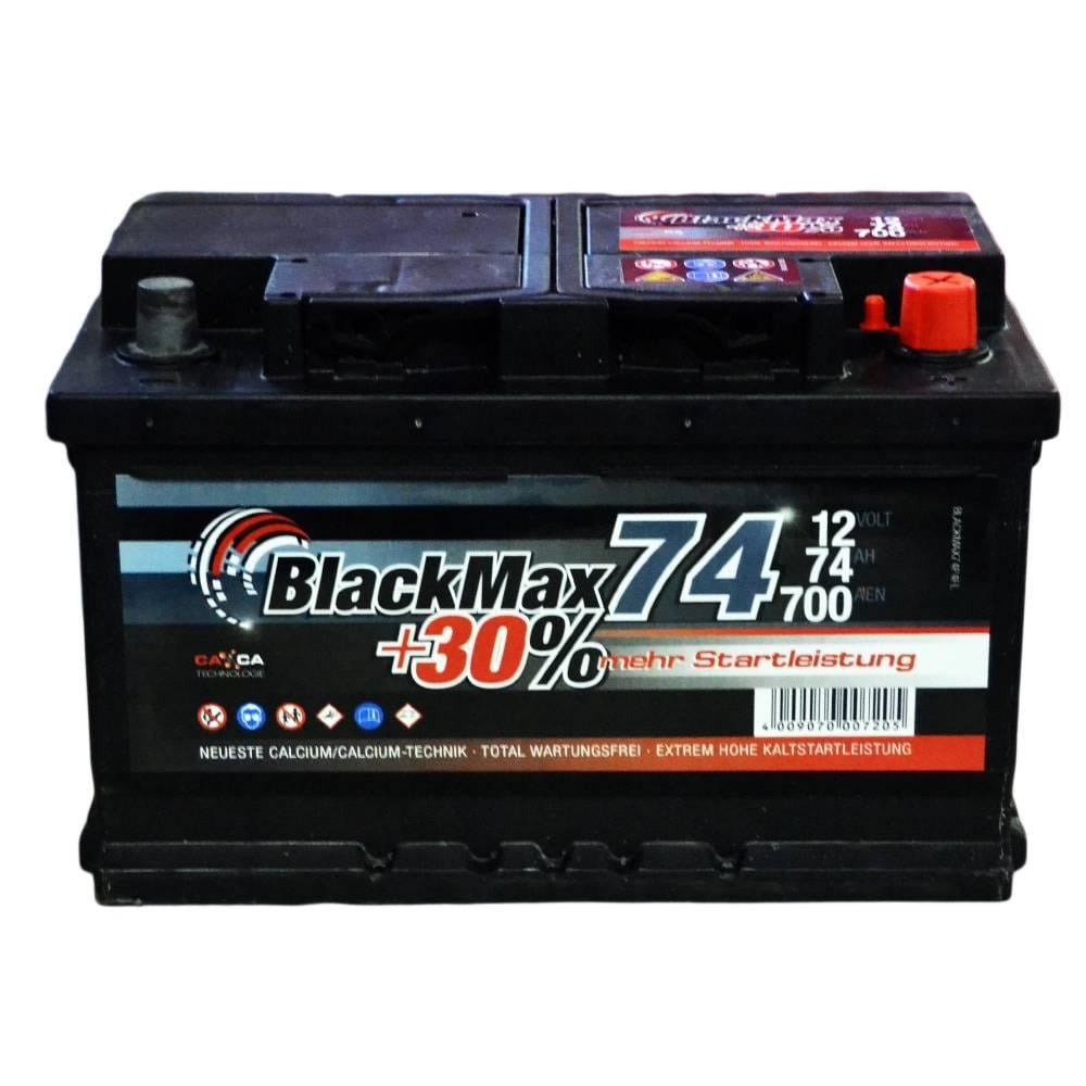 Акумулятор автомобільний BlackMax 6СТ-74 Ah АзЕ 700A EN B5007 (23060)