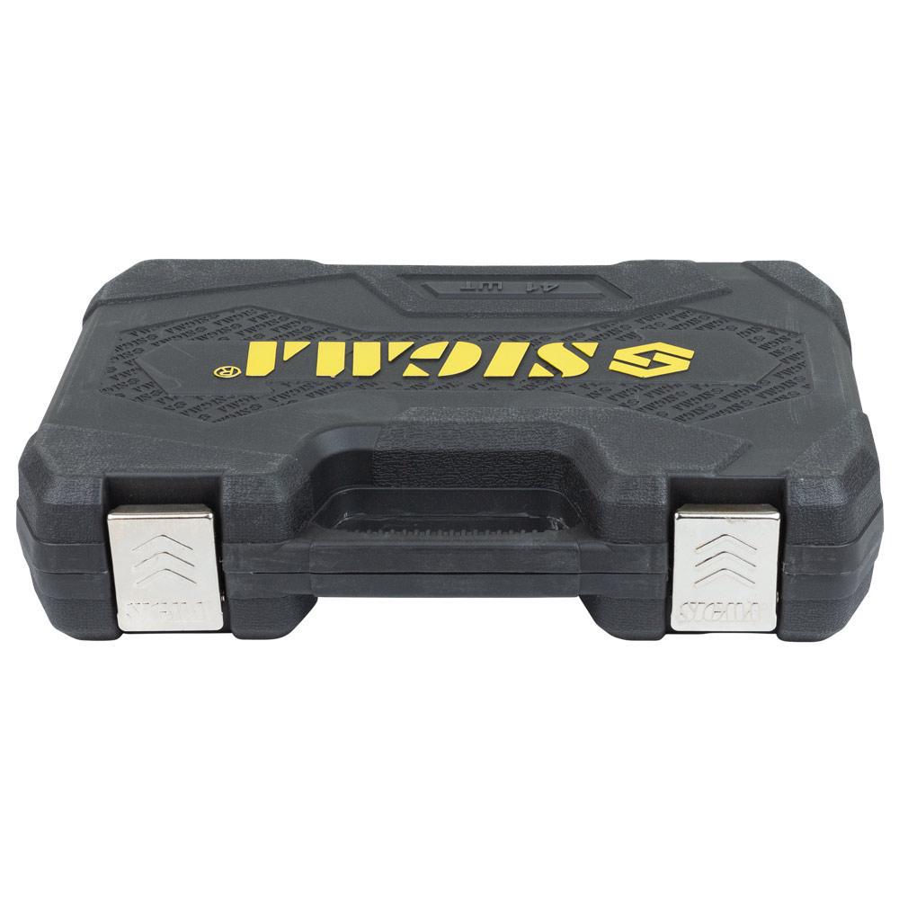 Набір насадок торцевих і біт Sigma CrV mid 3/8" 39 шт. (6003601) - фото 7 Набір насадок торцевих і біт Sigma CrV mid 3/8" 39 шт. (6003601) - фото 7