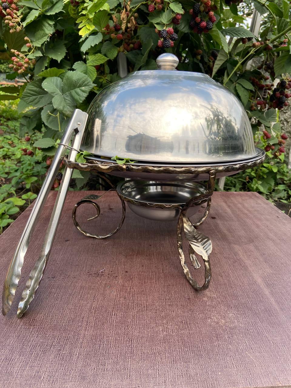 Садж для підігріву шашлику великий 36 см