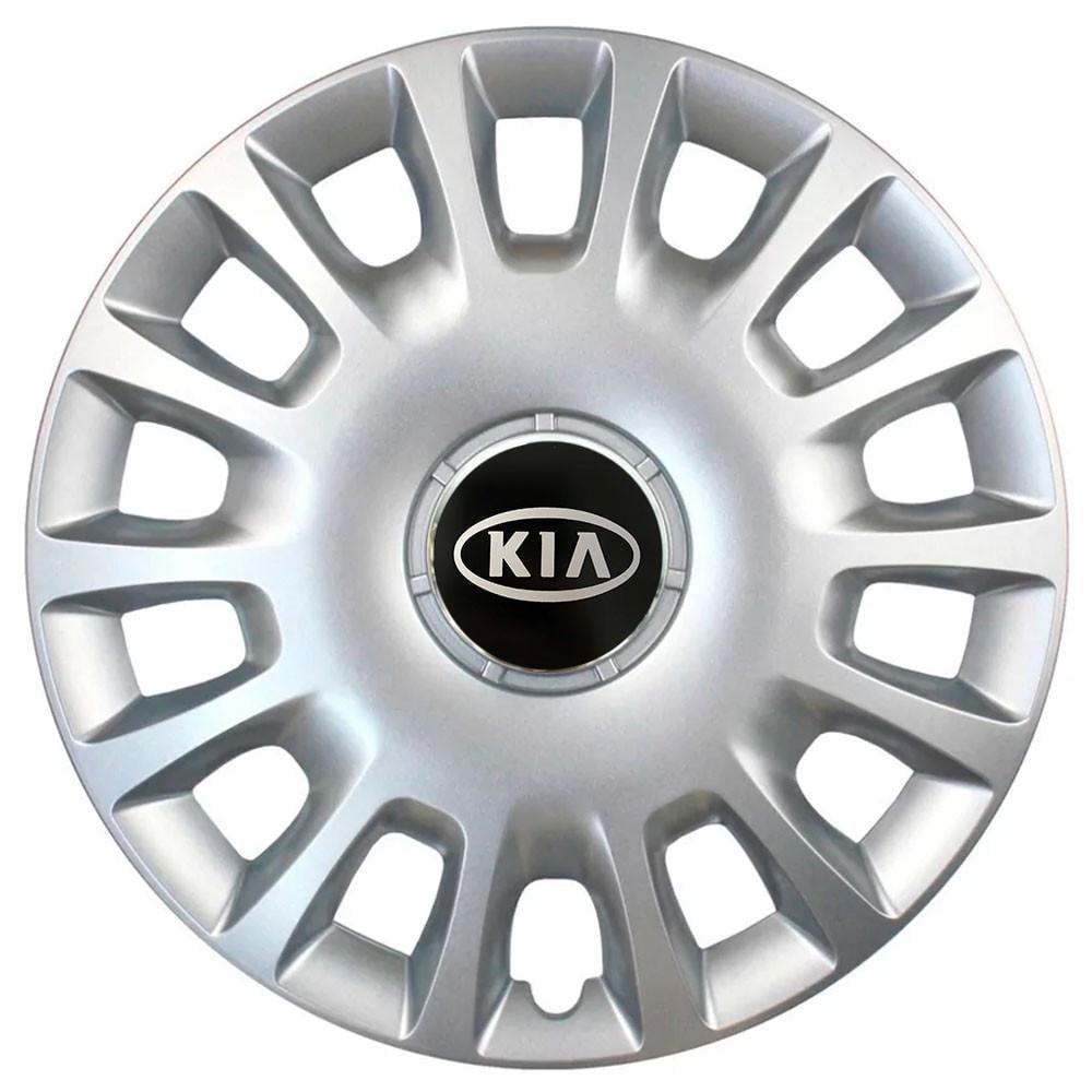 Колпаки SJS 109 с логотипом Kia 4 шт. R13 Серебряный (2789080754)