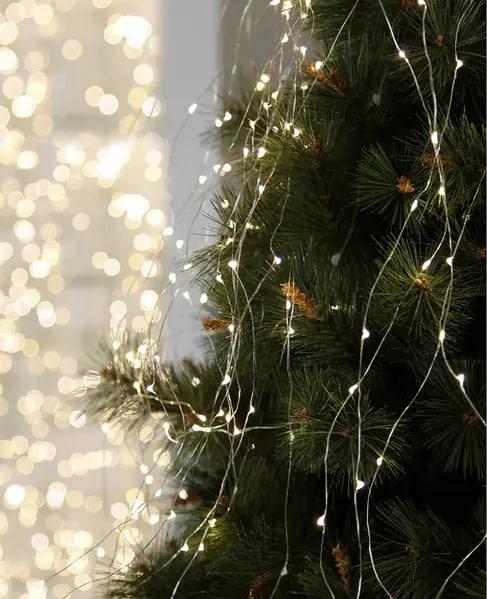 Гірлянда кінський хвіст з режимами від мережі 600 LED Білий теплий (0104) - фото 4