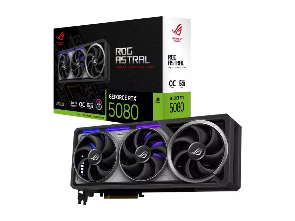 Відеокарта ASUS ROG-ASTRAL-RTX5080-O16G-GAMING (90YV0LV0-M0NA00)