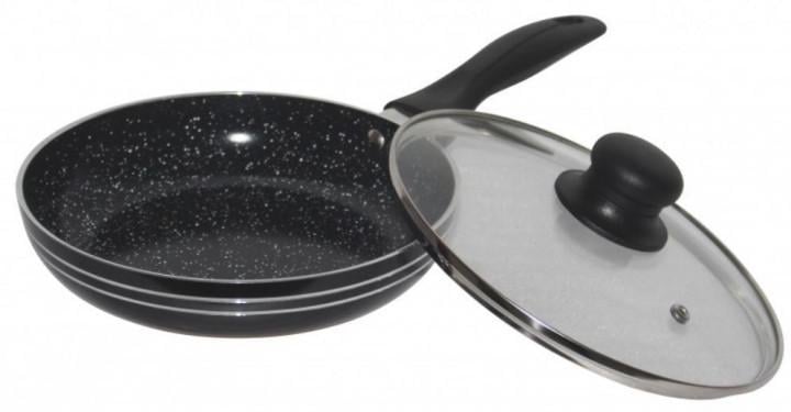 Сковорода Edenberg 26 см с крышкой и 3-х слойным мраморным покрытием (EB-767)