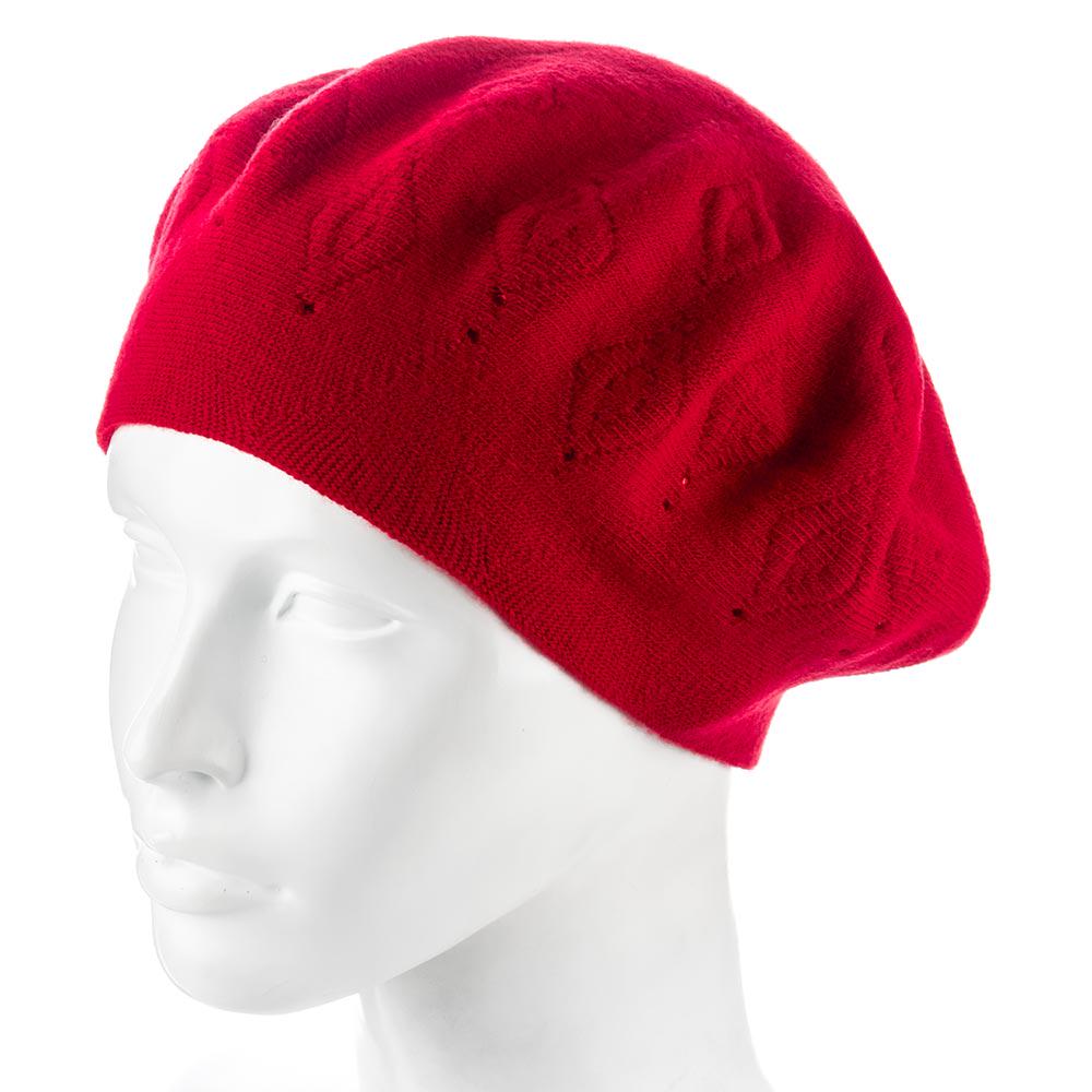 Берет женский Zolly ZH248 двойной шерстяной Красный (142262)