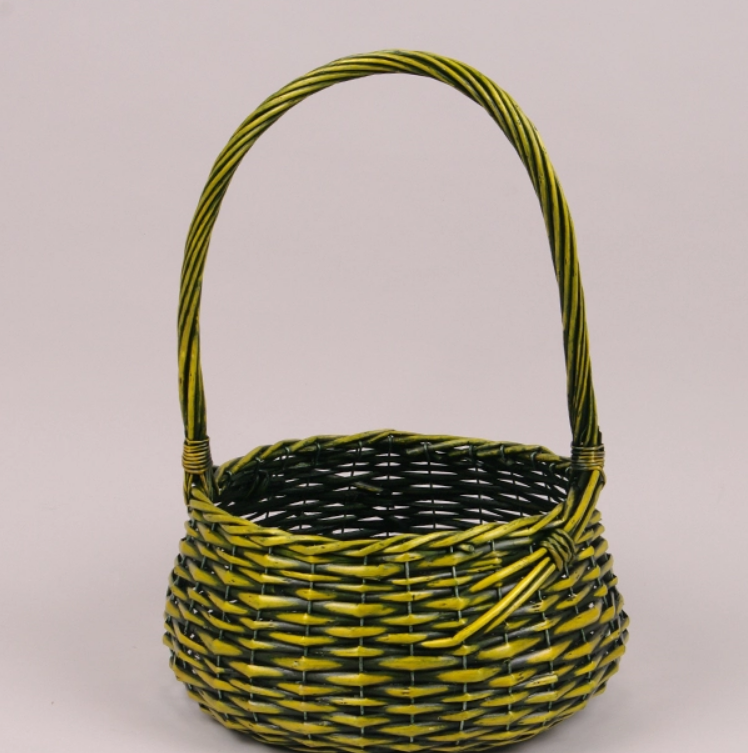 Корзина из лозы круглая (46187)