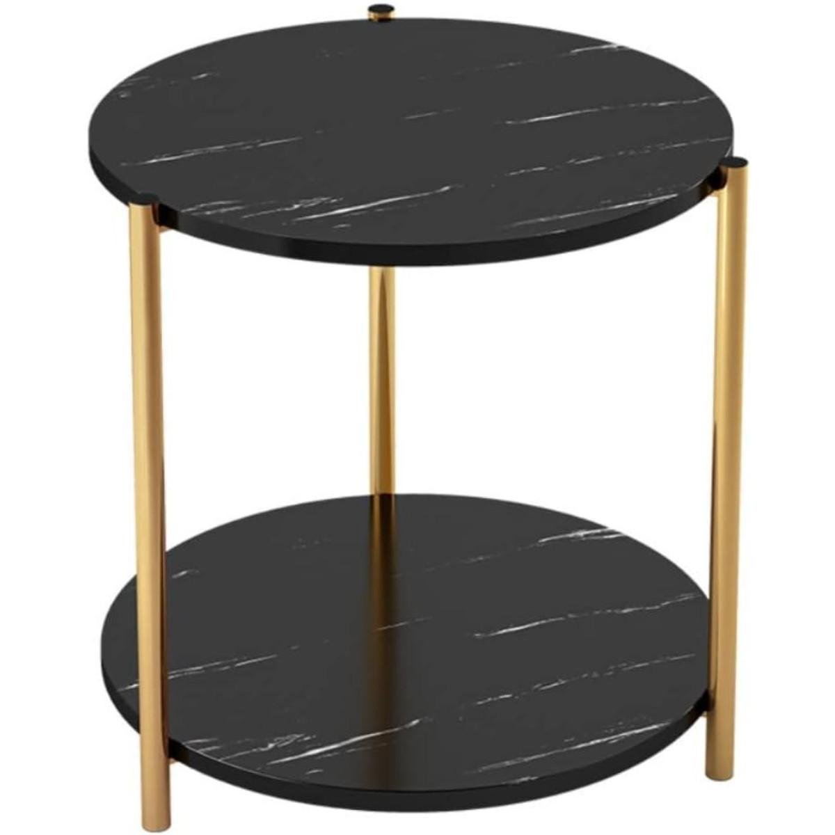 Стол журнальный Modern Home 2 яруса 40х40х43 см Черный (M50267-BL)