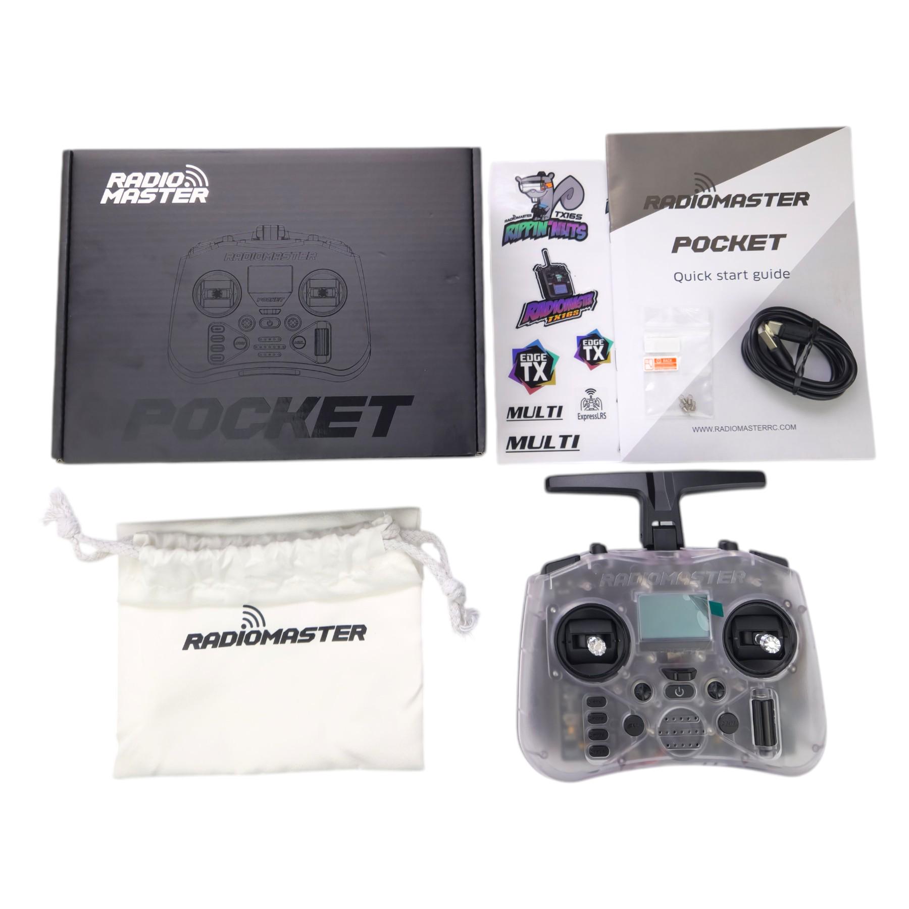 Пульт дистанционного управления FPV RadioMaster Pocket ELRS Прозрачный (99921) - фото 7 Пульт дистанционного управления FPV RadioMaster Pocket ELRS Прозрачный (99921) - фото 7