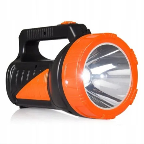 Фонарь ручной аккумуляторный UKC 17 см Оранжевый (3-6-9258)