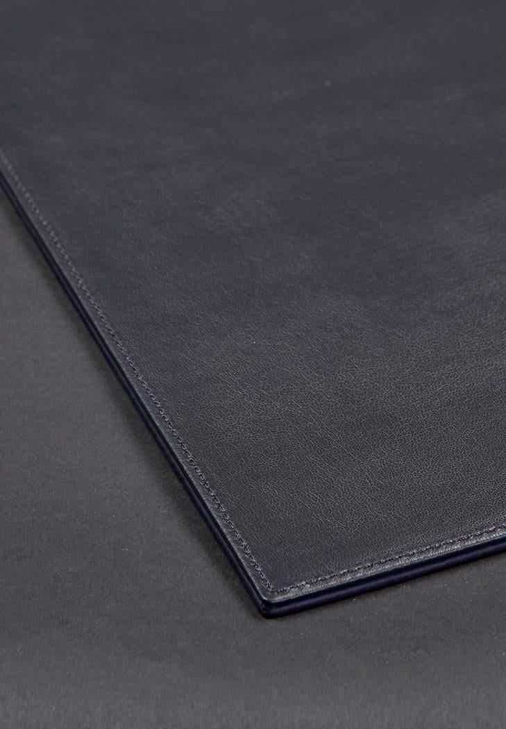 Накладка на стол руководителя кожаная 1.0 Темно-синий (A-027163) - фото 4