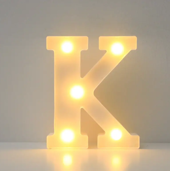 Літера led об'ємна К маленька 16x14 см Білий (553102) Літера led об'ємна К маленька 16x14 см Білий (553102)