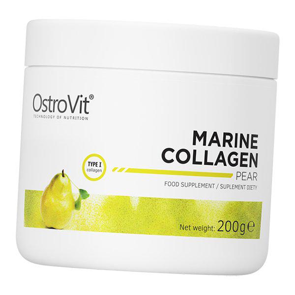 Хондропротектор (для спорту) OstroVit Marine Collagen 200 g /74 servings/ Pear