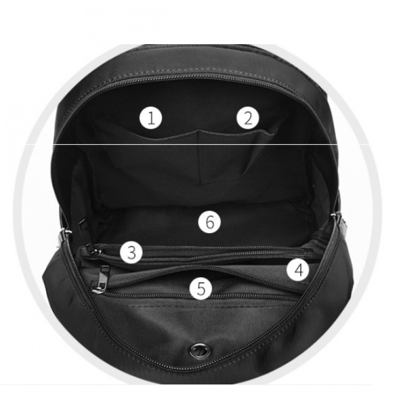 Рюкзак жіночий міський 32х 29х13 см Чорний (37) - фото 3 Рюкзак жіночий міський 32х 29х13 см Чорний (37) - фото 3