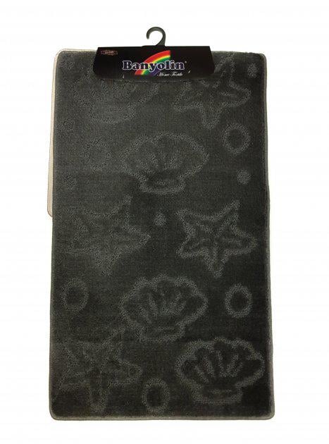 Набор ковриков для ванной Banyolin 60х100 см Grey (355898223)