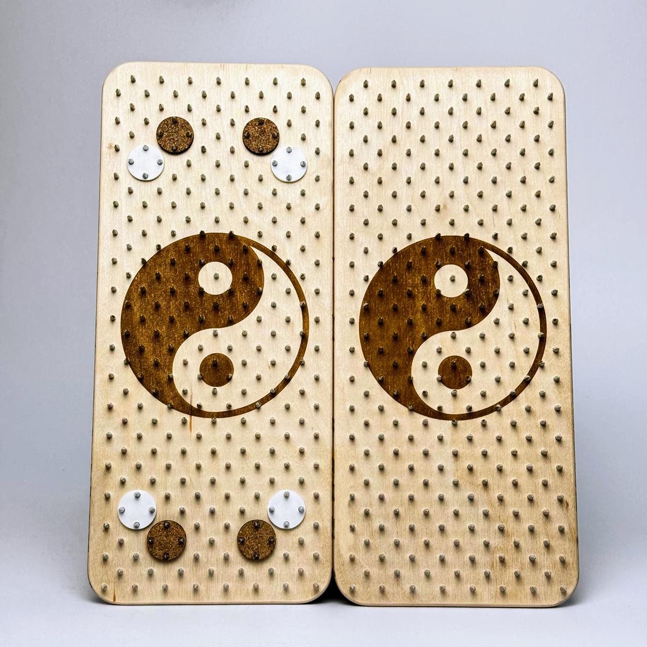 Дошка Садху для йоги Aurora Ромб ЦИнь і Ян 320x140 мм (ДС Мінімалізм Ромб ІЯ 320_140_12) - фото 5