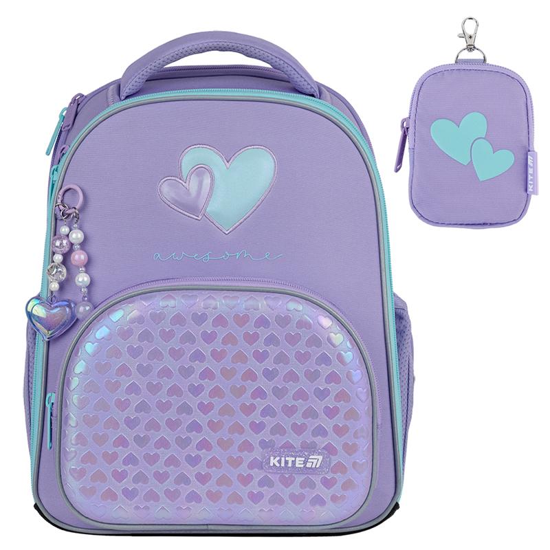 Рюкзак школьный KITE Education каркасный K25-556M-1 Awesome с ортопедической спинкой (000995390)