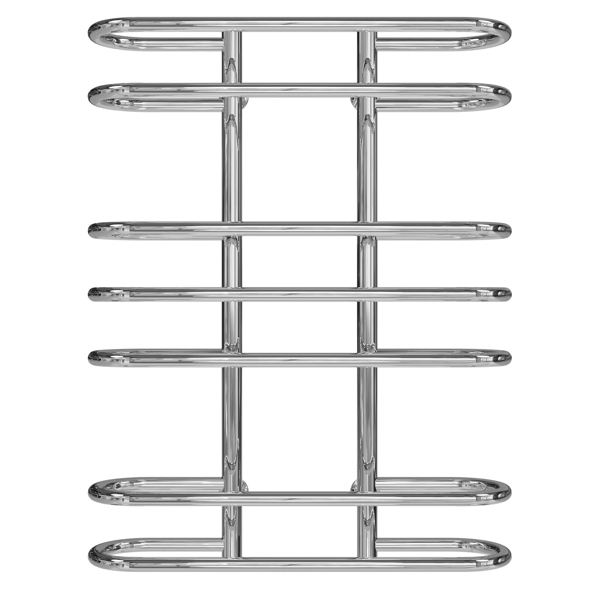 Полотенцесушитель водяной Deffi Британика П7 нижнее подключение нержавеющая сталь 600х800 мм Хром (C.BR.80.60.7.C.A)