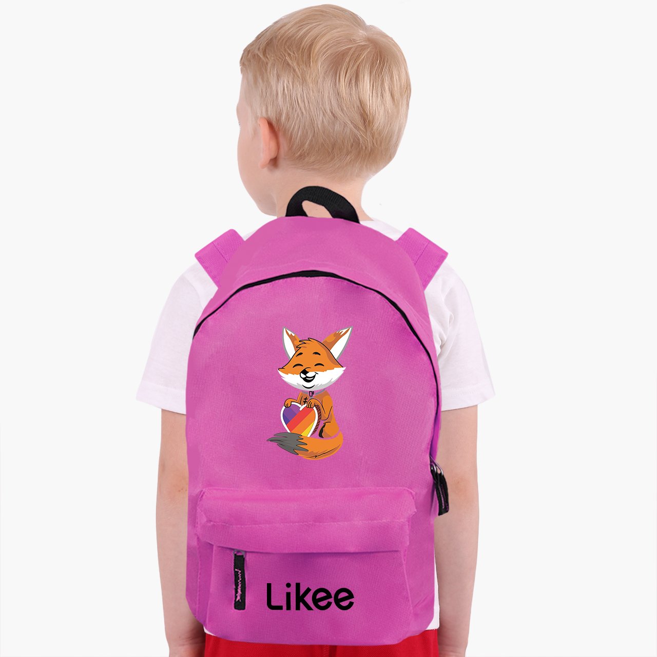 Рюкзак детский Likee Fox Розовый (9263-1033-PK) - фото 3 Рюкзак детский Likee Fox Розовый (9263-1033-PK) - фото 3