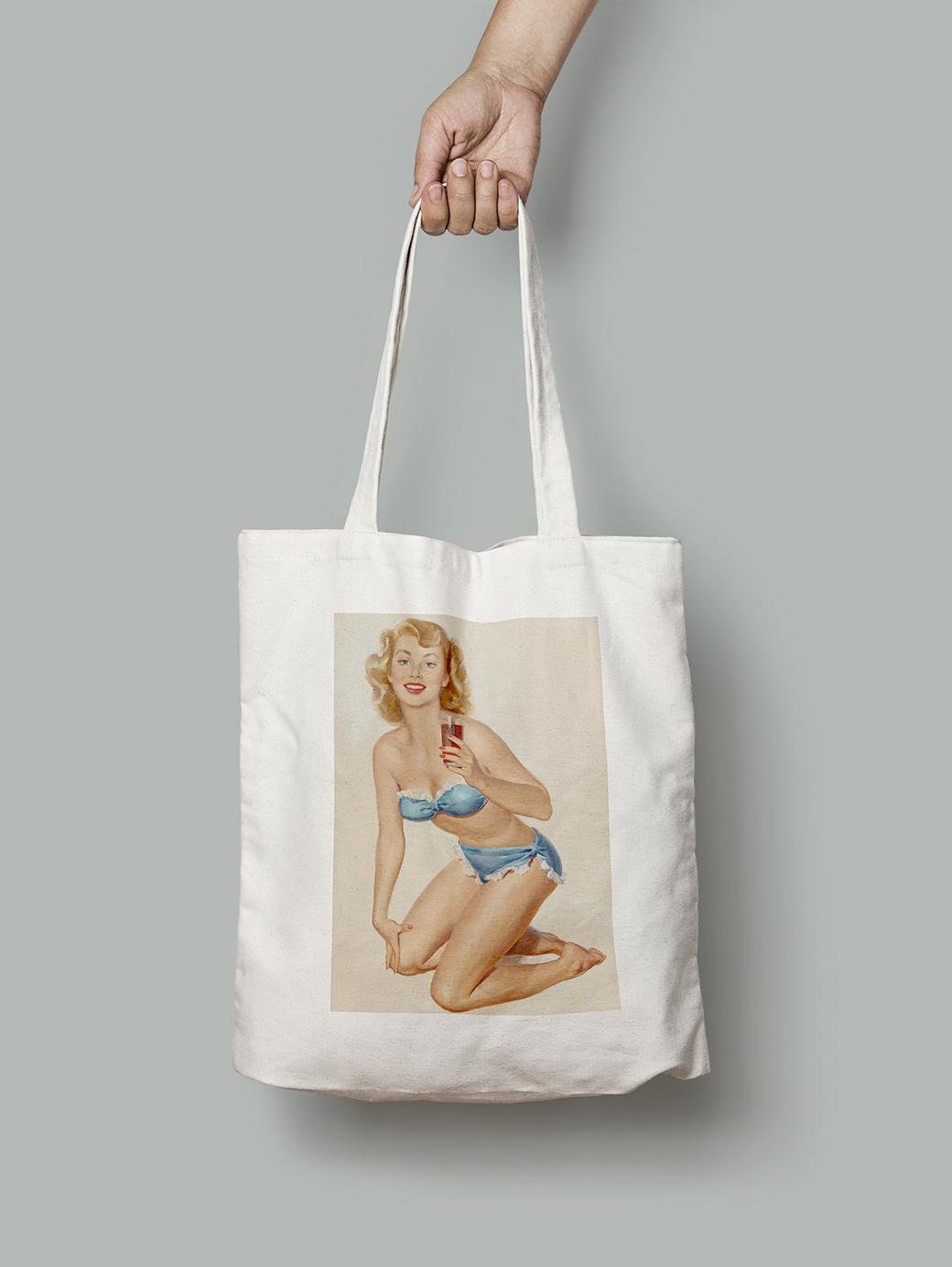 Эко-сумка Охлаждение с содовой. Роберт Оливер Скемп шопер (pin_up010088_Bag)