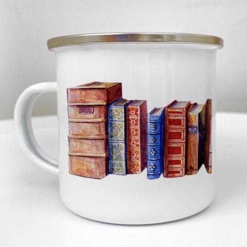 Кружка металлическая Camper Книги 250 мл (KRM_23S133)