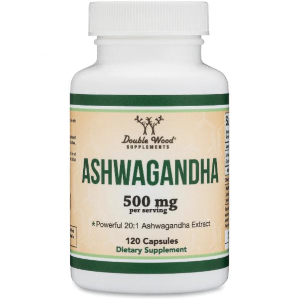 Добавка натуральная Double Wood Ashwagandha 20:1 Extract 500 mg 120 капс. (000020974)