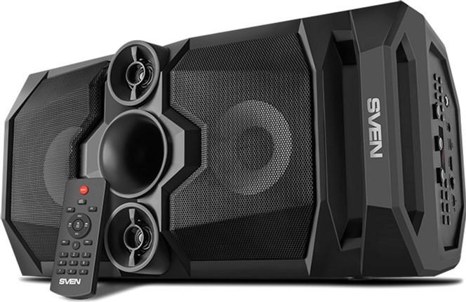 Акустическая система Sven PS-655 50 Вт Bluetooth/Подсветка/Караоке/FM Black - фото 2