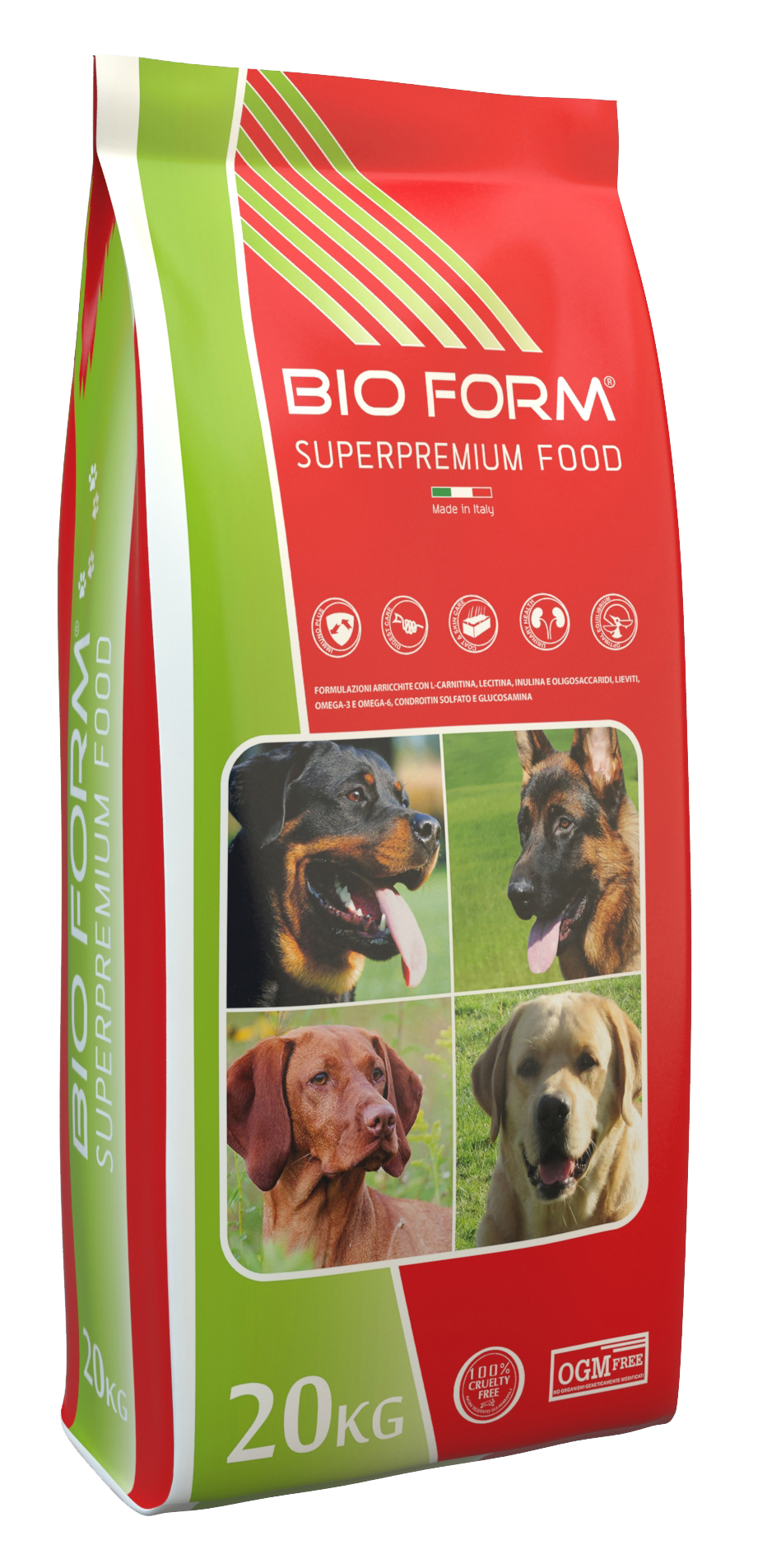 Корм сухой для собак Bio Form Superpremium Food Dog Power Horse 20 кг (12665037)