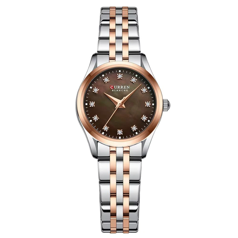 Наручний годинник Curren Сurren 9111 Silver/Gold/Brown