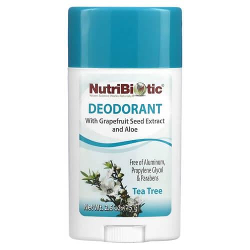 Дезодорант NutriBiotic Deodorant Tea Tree 75 г (NBC-01080)