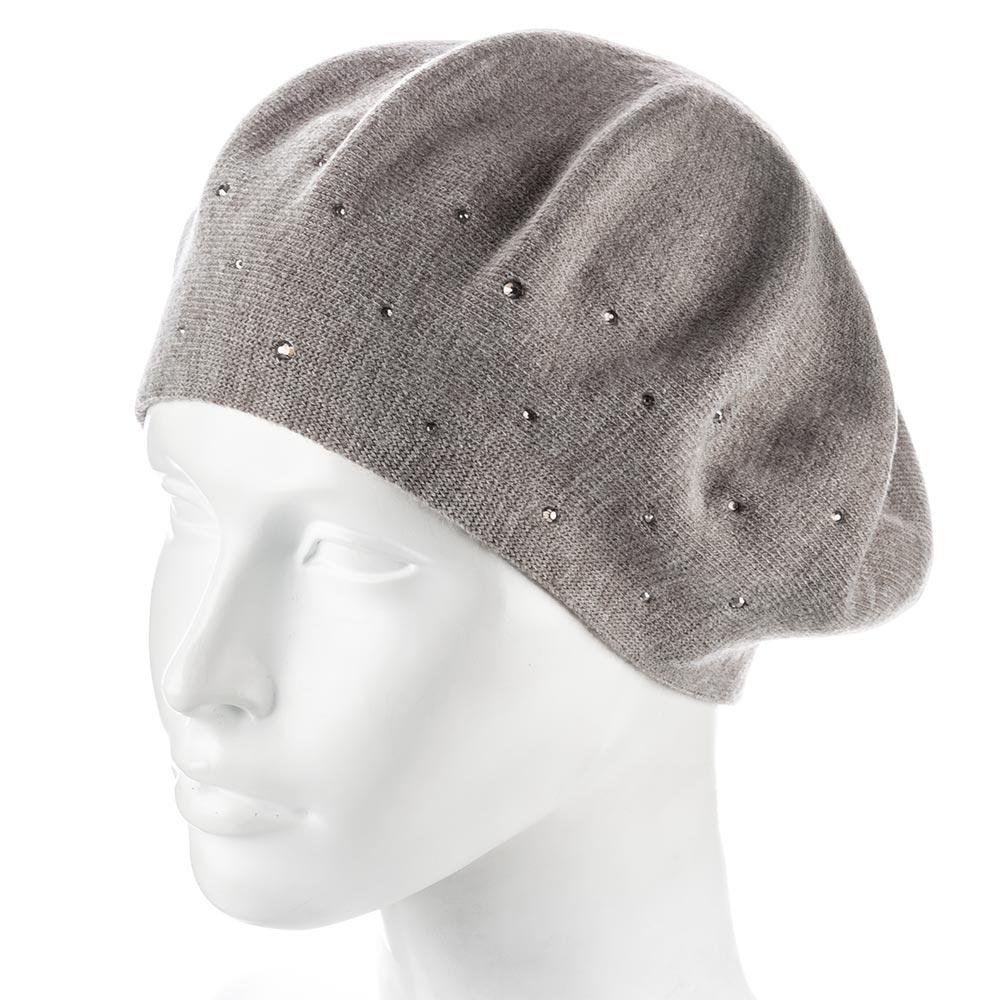 Берет женский Zolly ZH197 двойной тонкой вязки Капучино (132359)