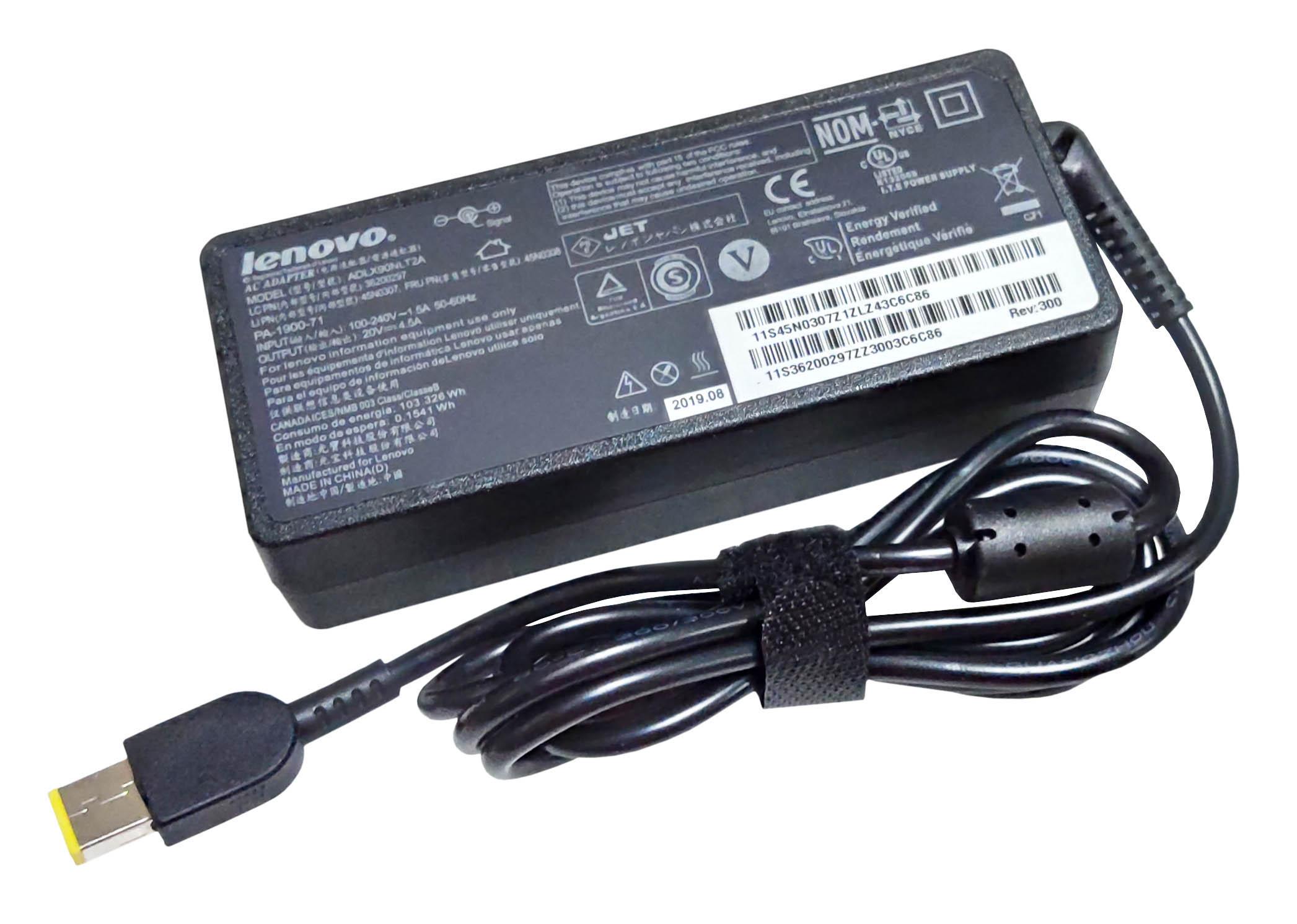 Блок питания для ноутбука Lenovo-IBM Yoga 45N0310 90W 20V 4,5A (006719)