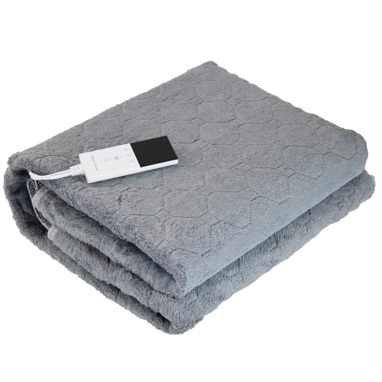 Электроодеяло Warm Home YD-008 KO-HAIR 5 температурных режимов 150x120 см Grey (3_06361)