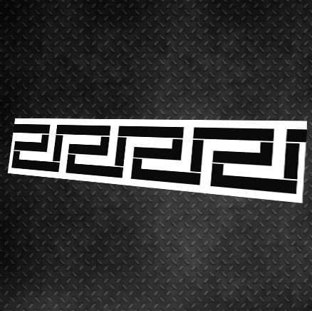 Трафарет многоразовый DFA Бордюр 26 для штукатурки и краски (B00026)