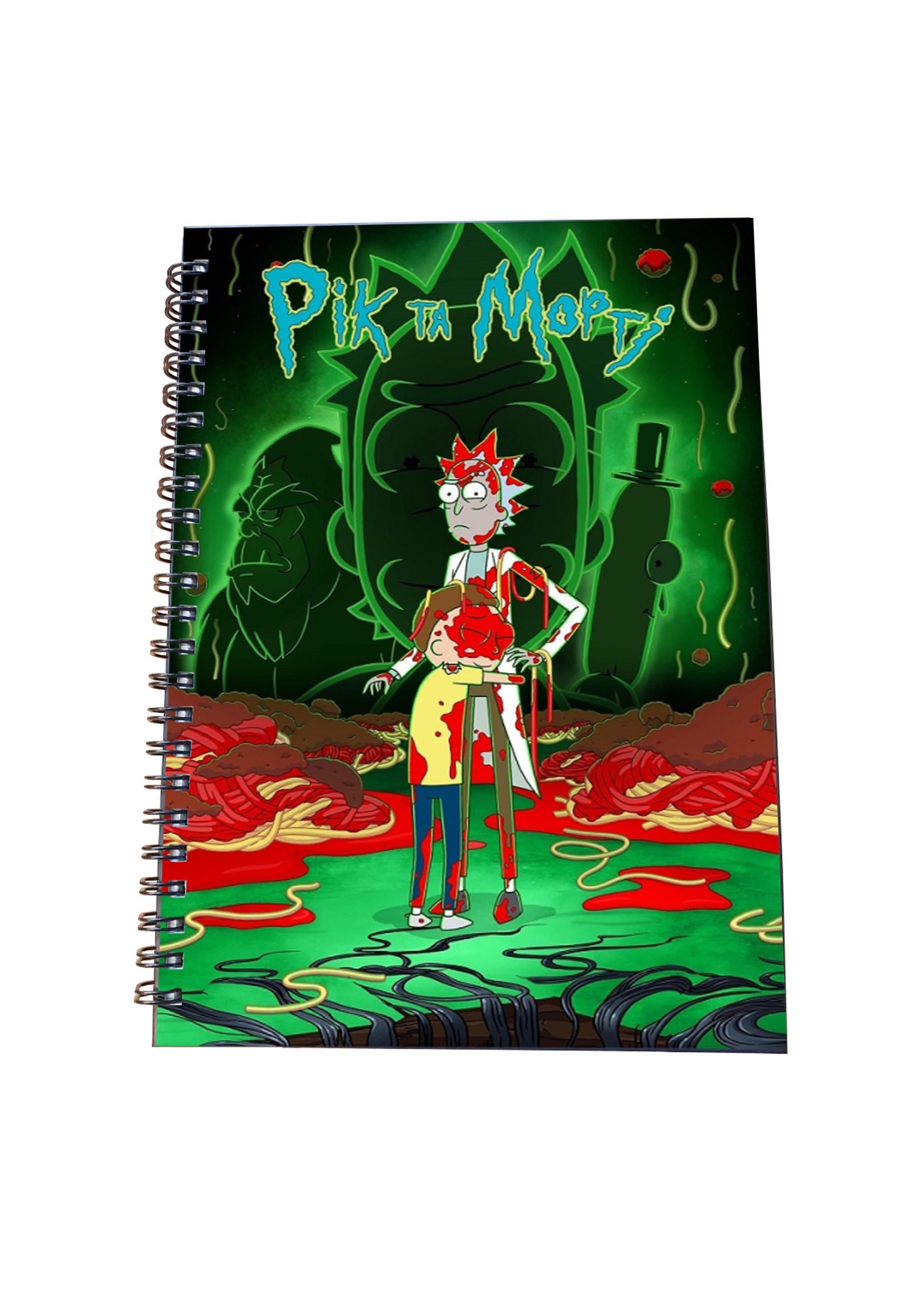 Блокнот 32829 Rick and Morty твердая обложка 50 л клетка