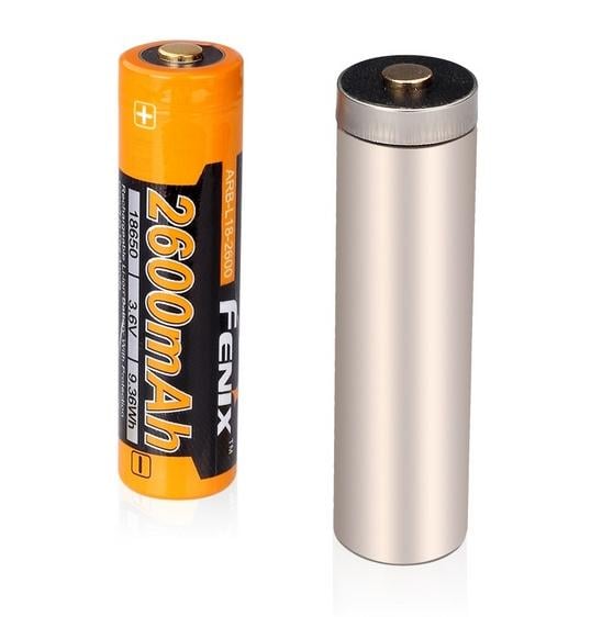 Аккумулятор Fenix 18650 2600 mAh 3,6V Li-ion Черно-желтый - фото 3 Аккумулятор Fenix 18650 2600 mAh 3,6V Li-ion Черно-желтый - фото 3