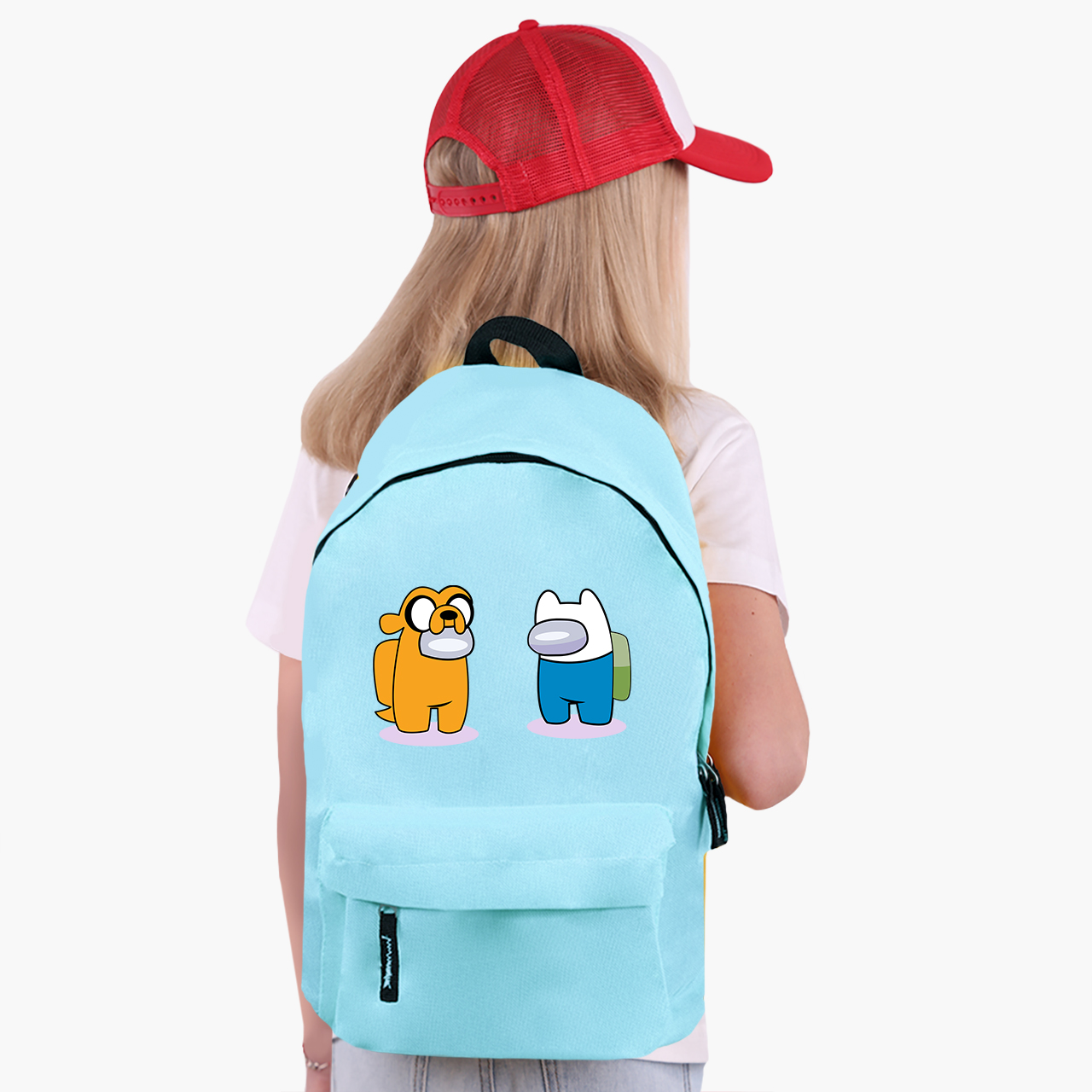 Рюкзак детский Among Us Adventure Time Finn & Jake Голубой (9263-2414-SK) - фото 2