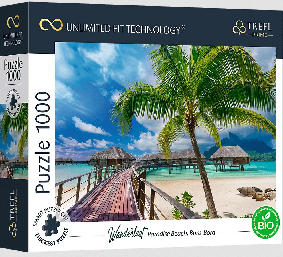 Пазл Trefl Безмежна колекція: Райський пляж Бора-Бора 1000 ел.