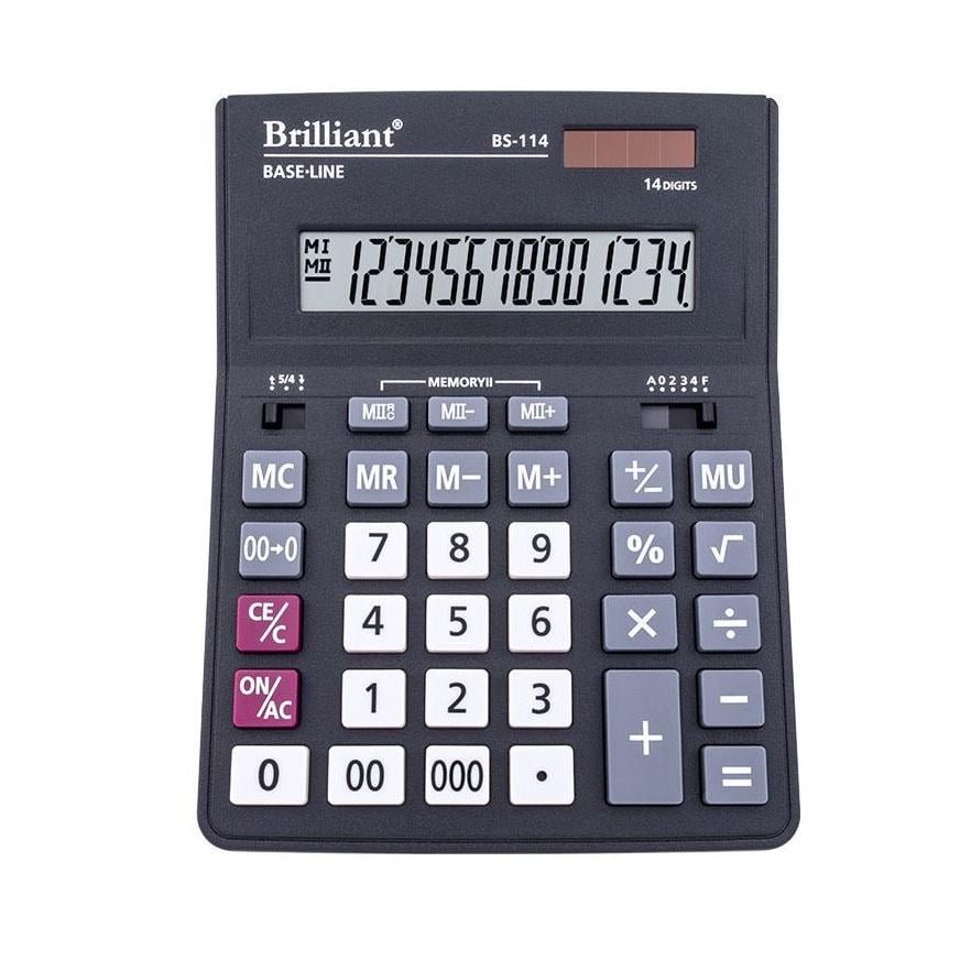 Калькулятор Brilliant 14-разрядный (BS-114)