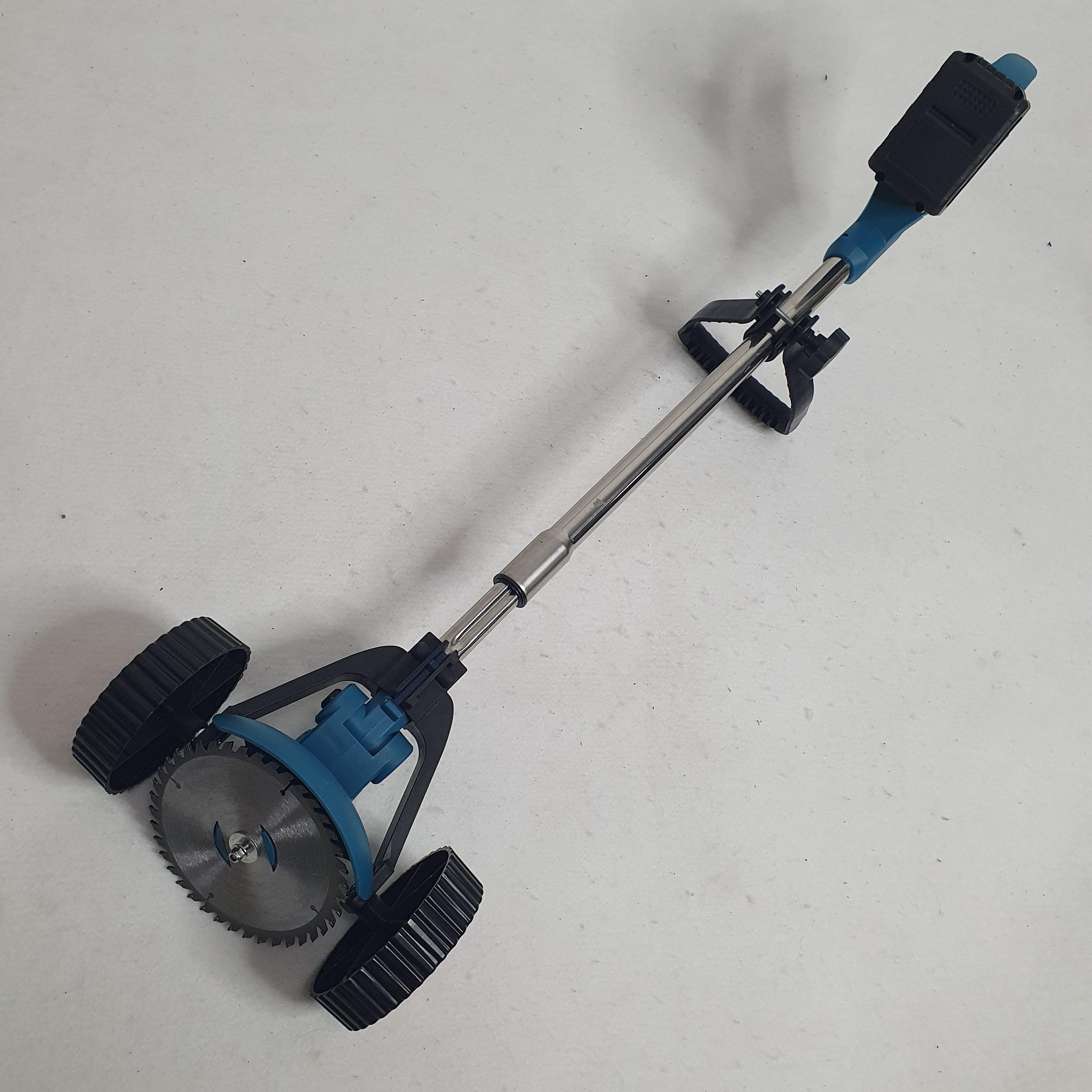 Газонокосилка для газона кустов и травы со съемными колесами и аккумулятором 48V (GKO-1)