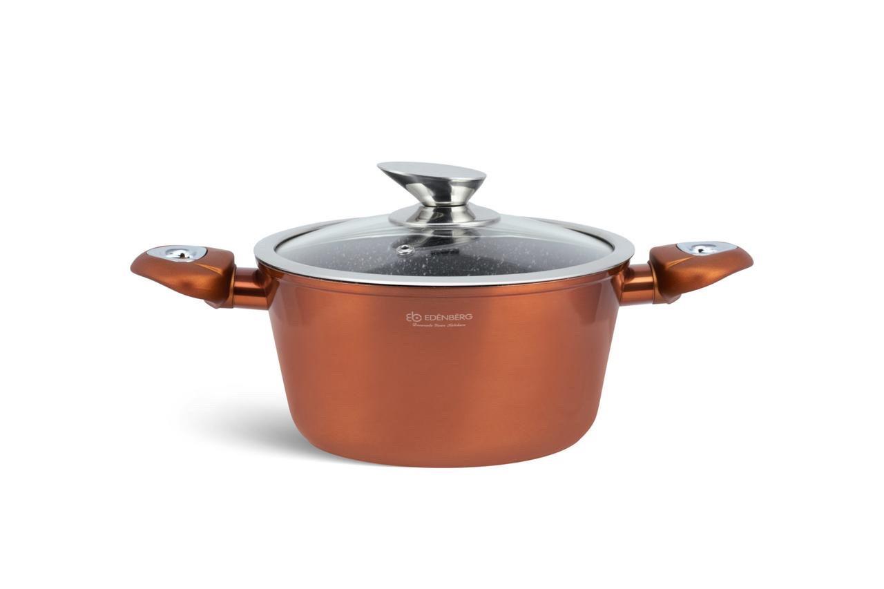 Набор кастрюль Edenber с мраморным покрытием 6 пр. (EB-7422) - фото 6