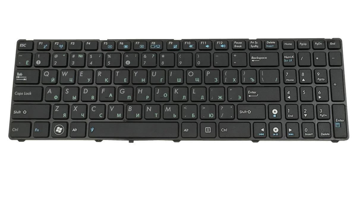 Клавиатура для ноутбука Asus K52JU Черный (168961)